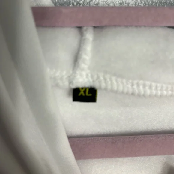 White Hoodie with Inspirational Quote you are enough dear person behind me - Picture 3 of 3